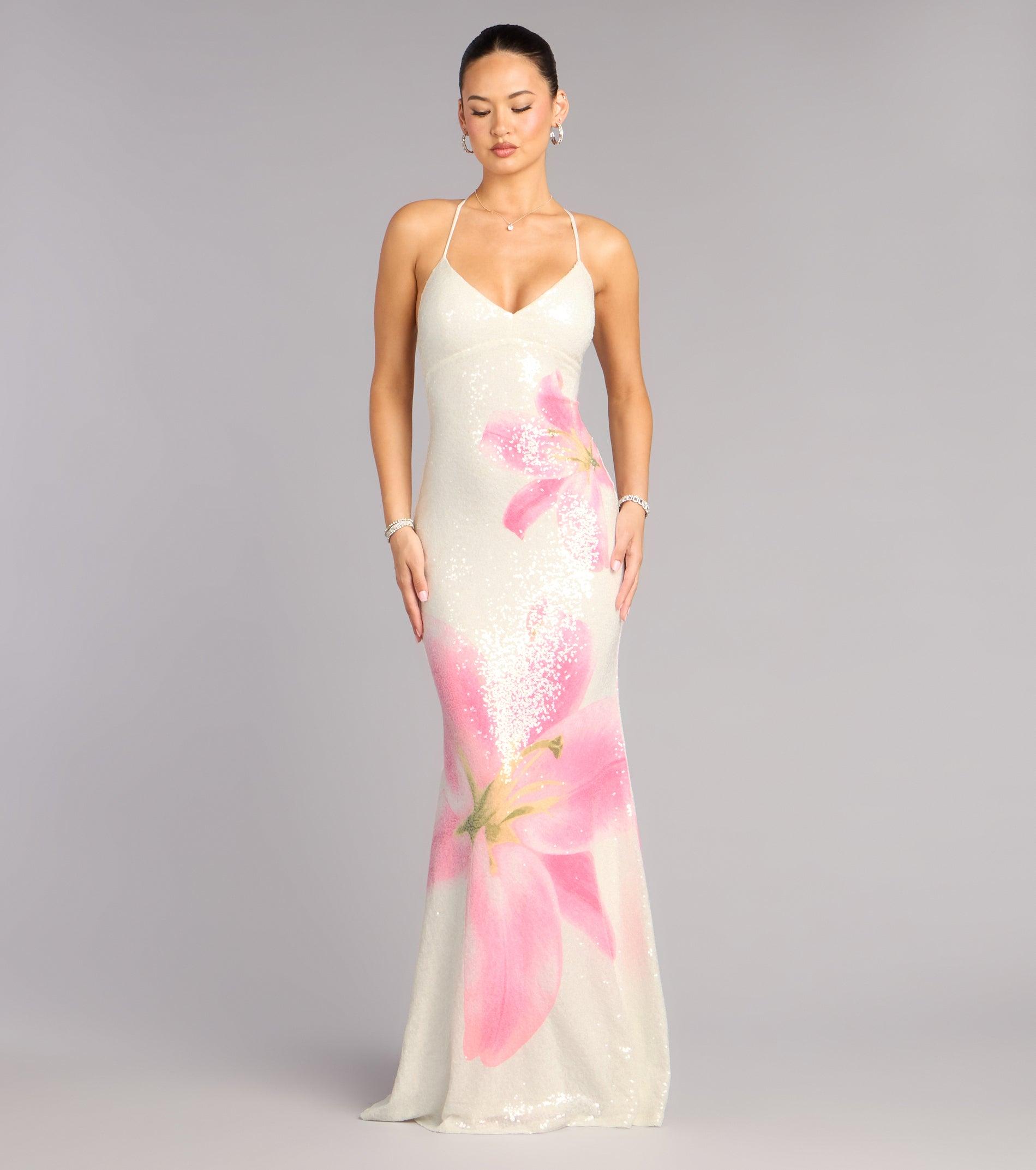 05002-000614_1_PINK_VKDBIGFLORALSEQUINSVNECKSPGSTRAPMERMAID05002000614063