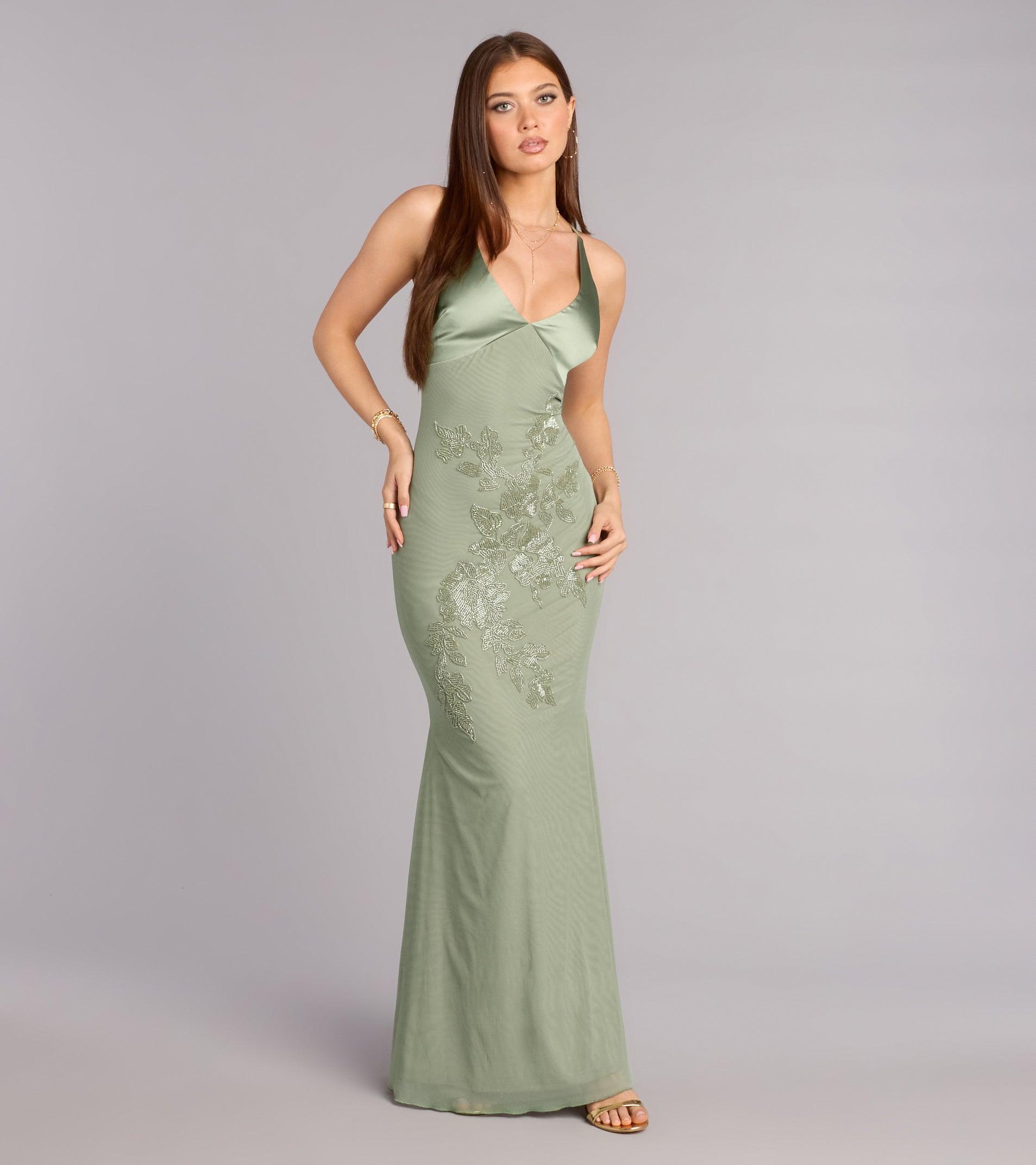 05002-000618_1_SAGE_MESHVNECKHALTERTANKSTRAPBEADEDFLORALXBACKMERMAID05002000618032