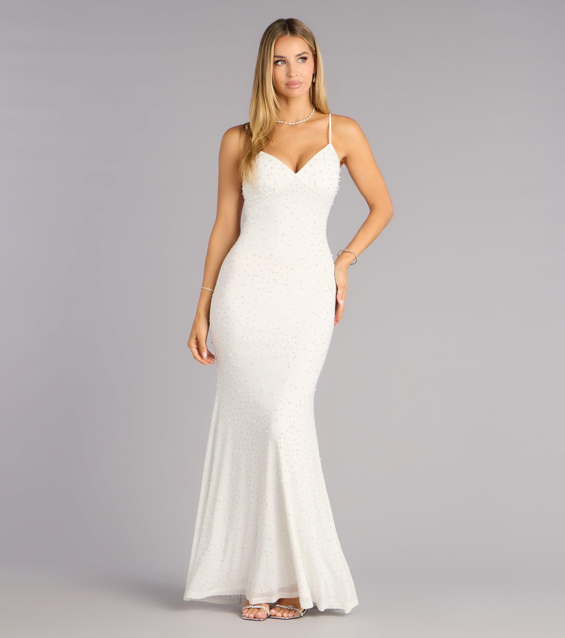 05002-000619_1_WHITE_MESHVNECKTANKSTRAPPEARLHEATSTONERUCHEDSCOOPBACKMERMAID05002000619010