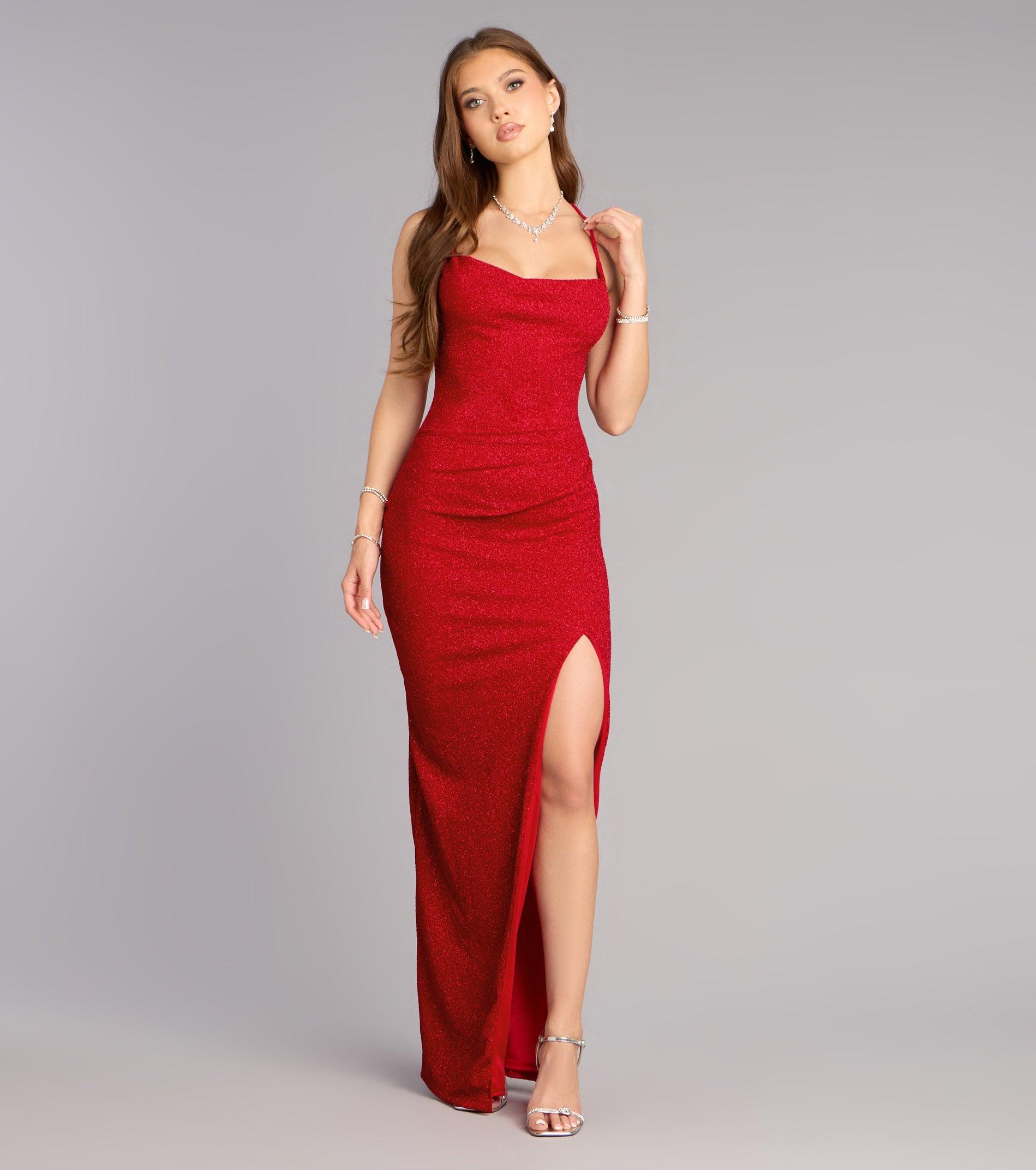 05002-001140_1_RED_EvaGlitterLaceUpColumnFormalDress