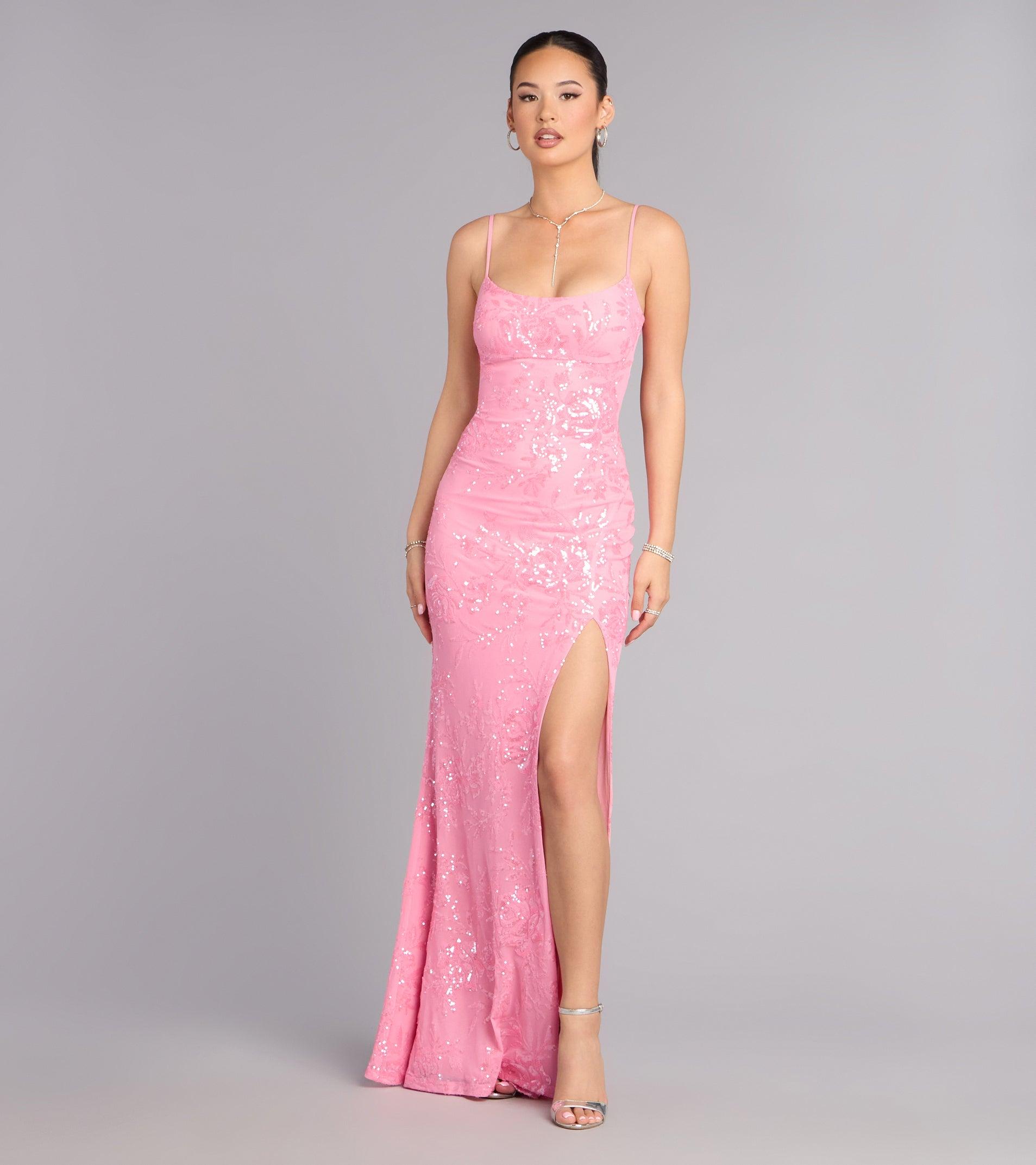05002-001230_1_PINK_LilyannaFloralSequinSlitFormalDress