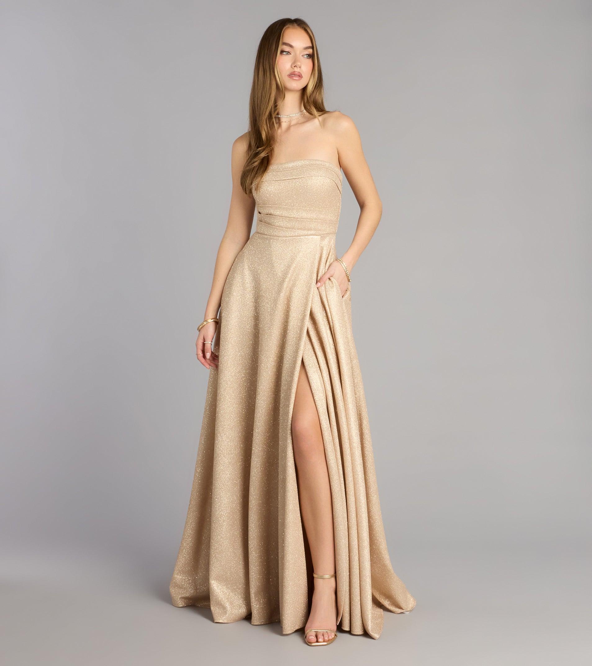 05002-001505_1_GOLD_KlaudiaGlitterALineSlitFormalDress