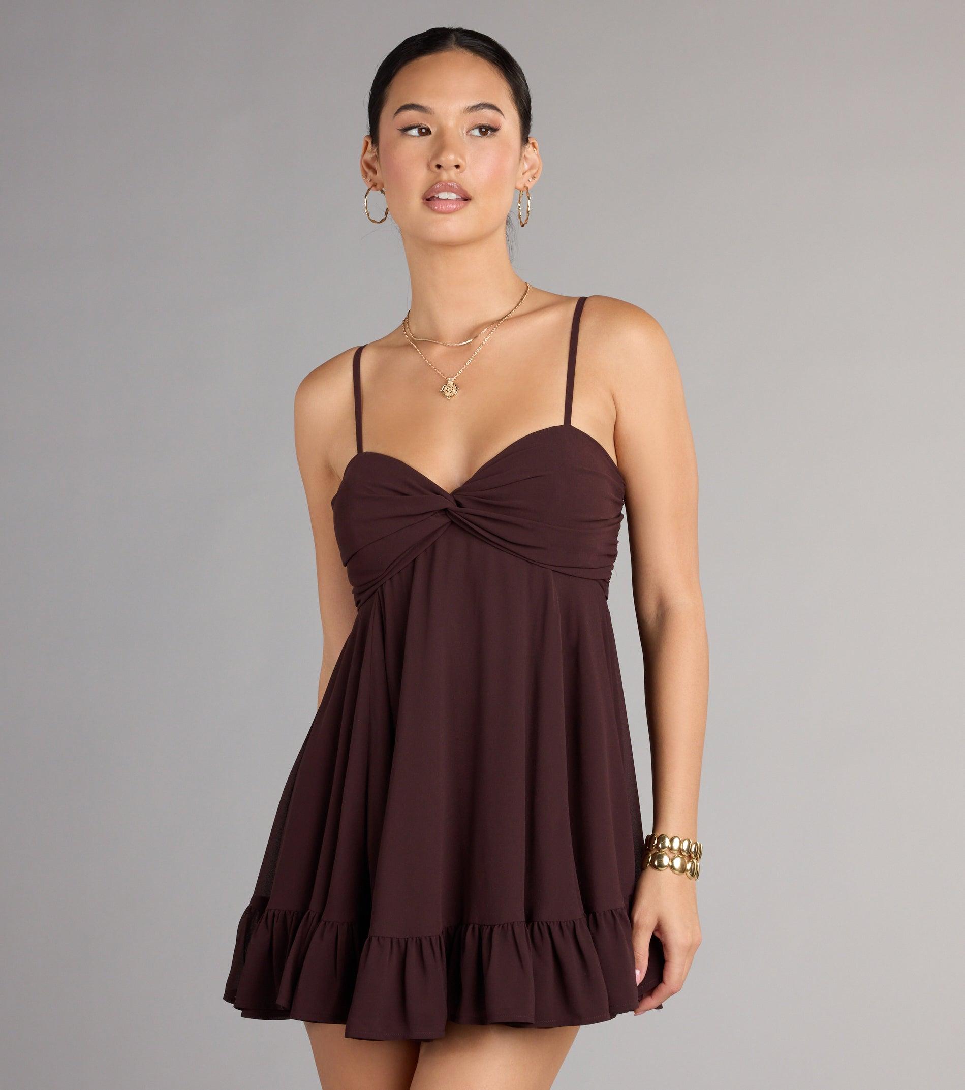 05101-000495_1_BROWN_PerfectlyPrettyTieBackChiffonBabydollDress