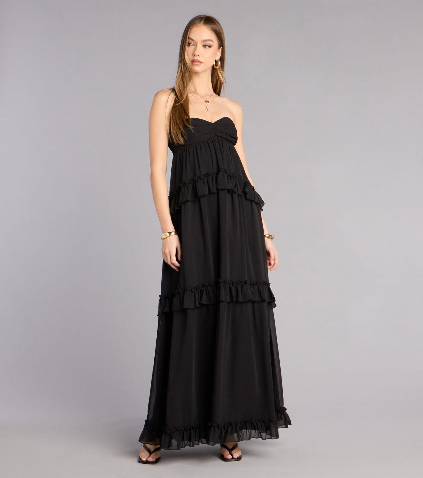 05101-000857_1_BLACK_03PLEATEDCHIFFONSTRAPLESSSWTHRTRUFFLEDZIPBKALINEMAXI05101000857001_a731b667-383c-45b4-94e4-17a2a2313a13