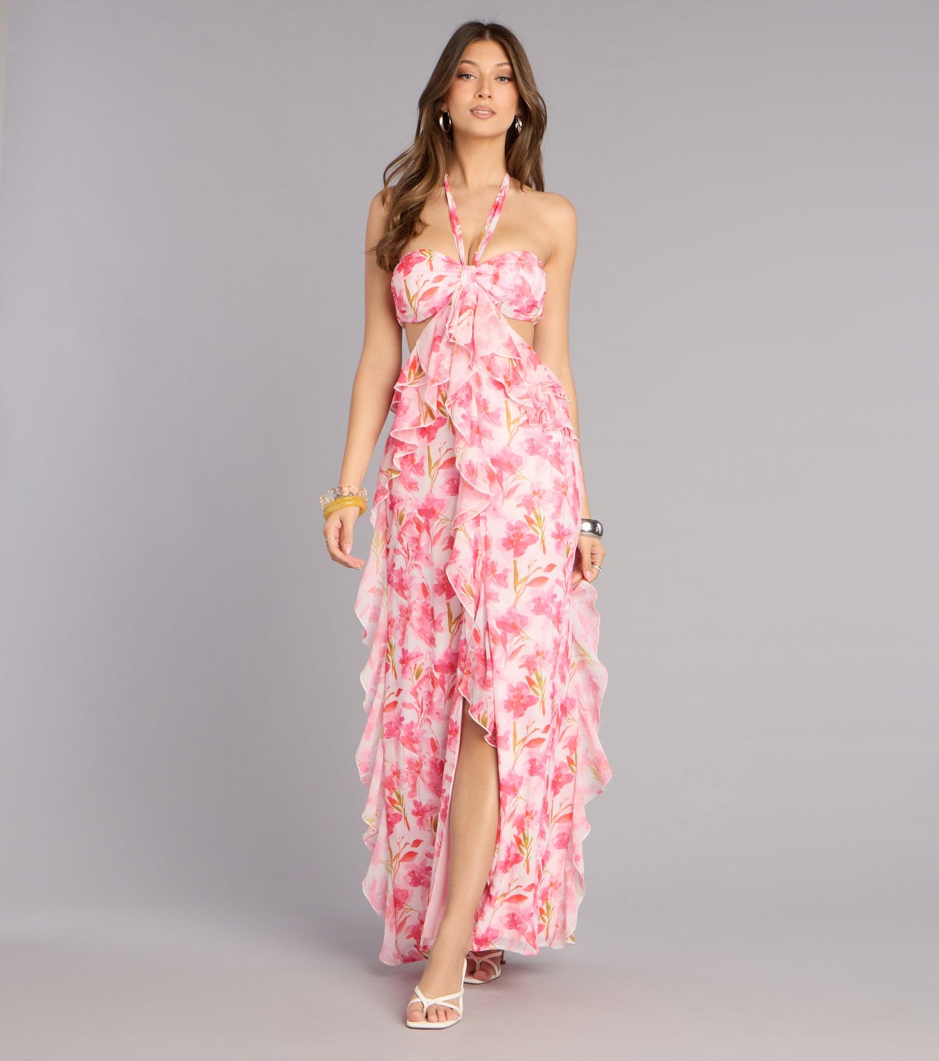 05101-000888_1_PINK_DoubleTakeFloralChiffonRuffleMaxiDress