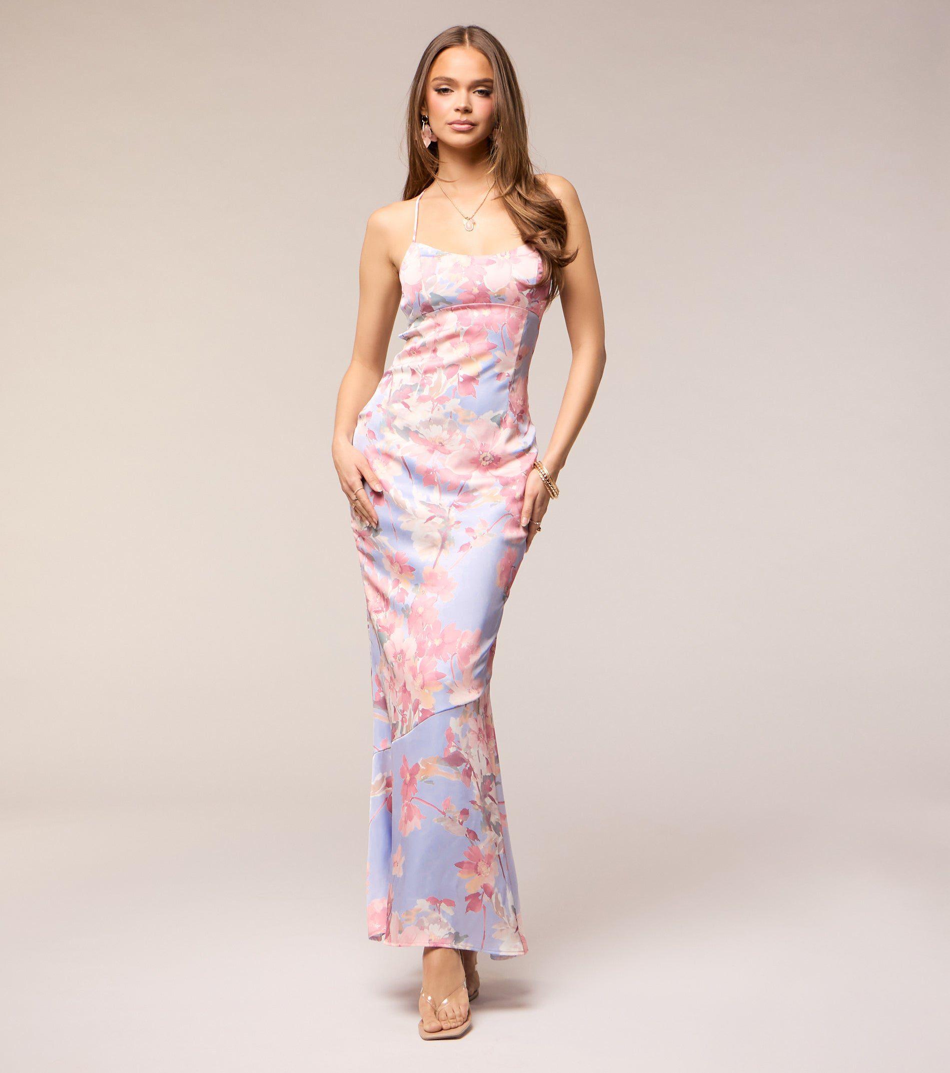 05101-001086_1_PERIWINKLE_03FLORALWOVENSATINSCOOPNECKSPGSTRAPXBACKMAXIMRMD05101001086053