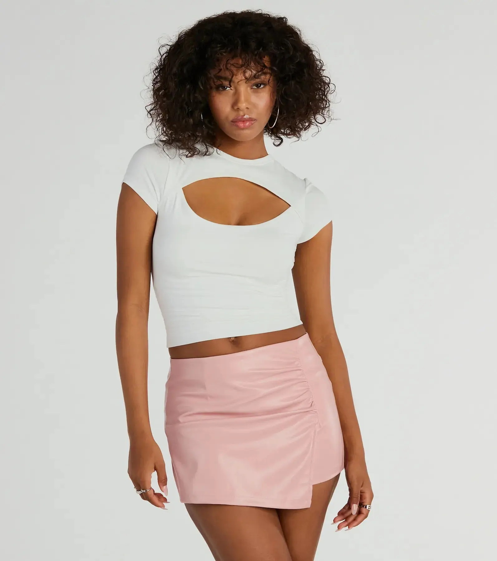 06403-0448_1_PINK_WorthItFauxLeatherMiniSkort