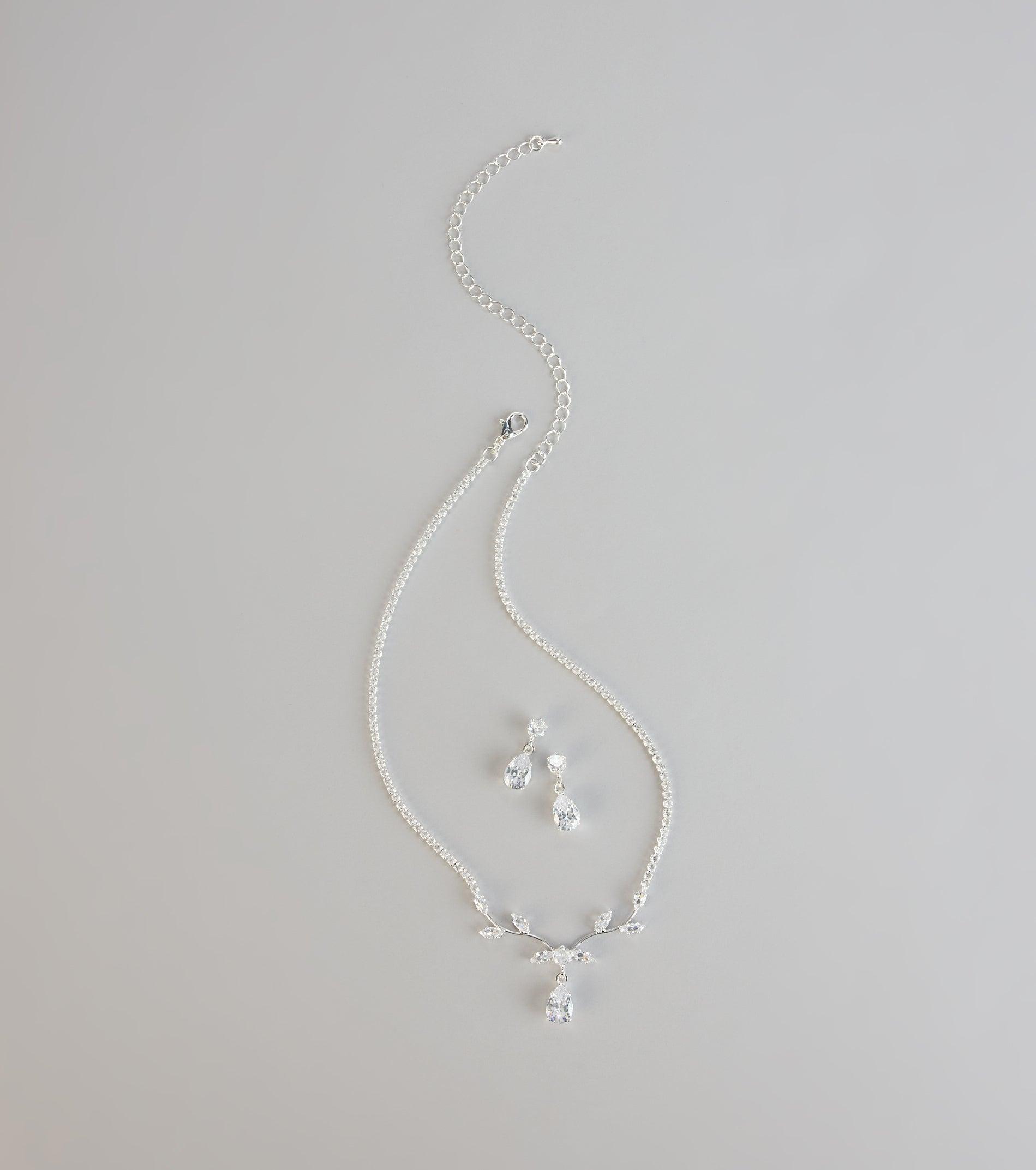 07002-000248_1_SILVER_RadiantLuxeCubicZirconiaJewelrySet