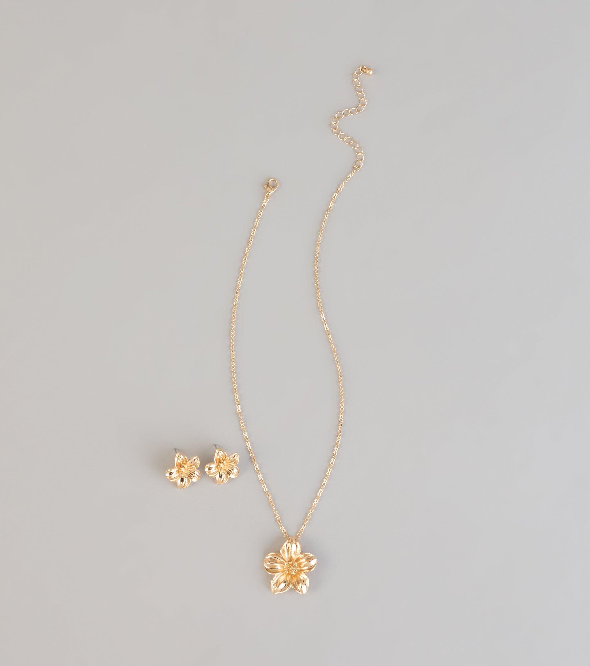 07002-000383_1_GOLD_CFLOWERPENDANTNECKLACEEARRINGS07002000383072