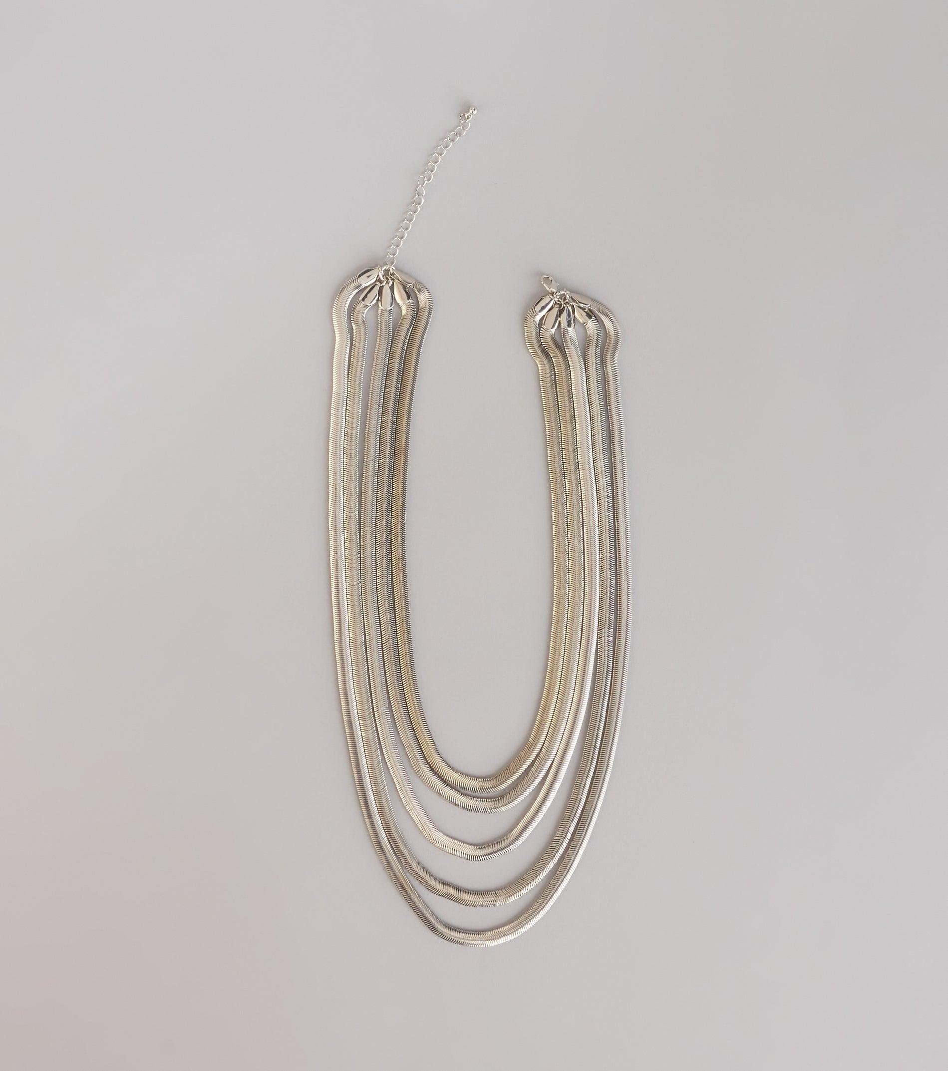 07002-000406_1_SILVER_FESTLAYEREDSNAKECHAINNECKLACE07002000406006