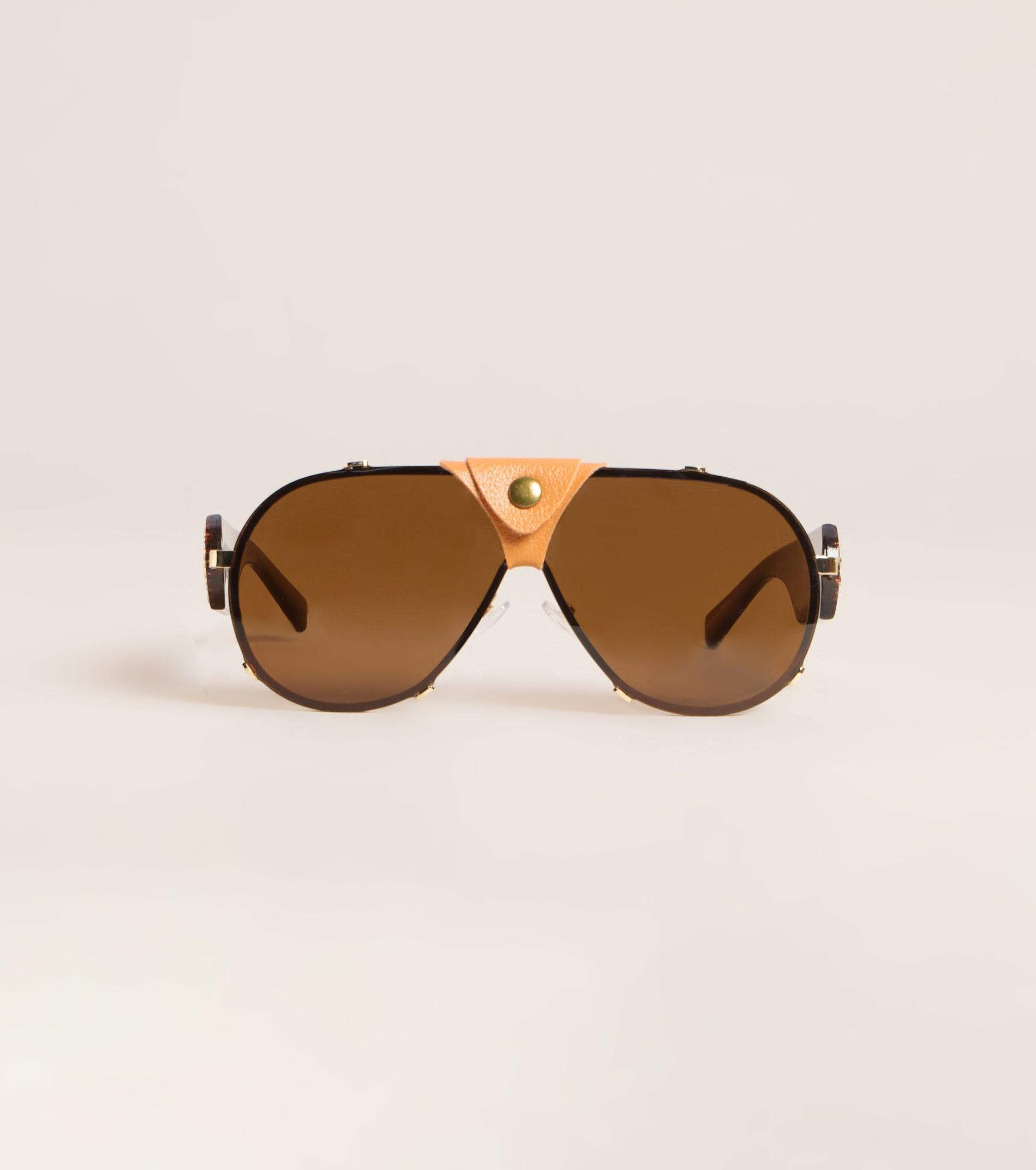 07008-000235_1_BROWN_OffDutyDramaAviatorSunglasses