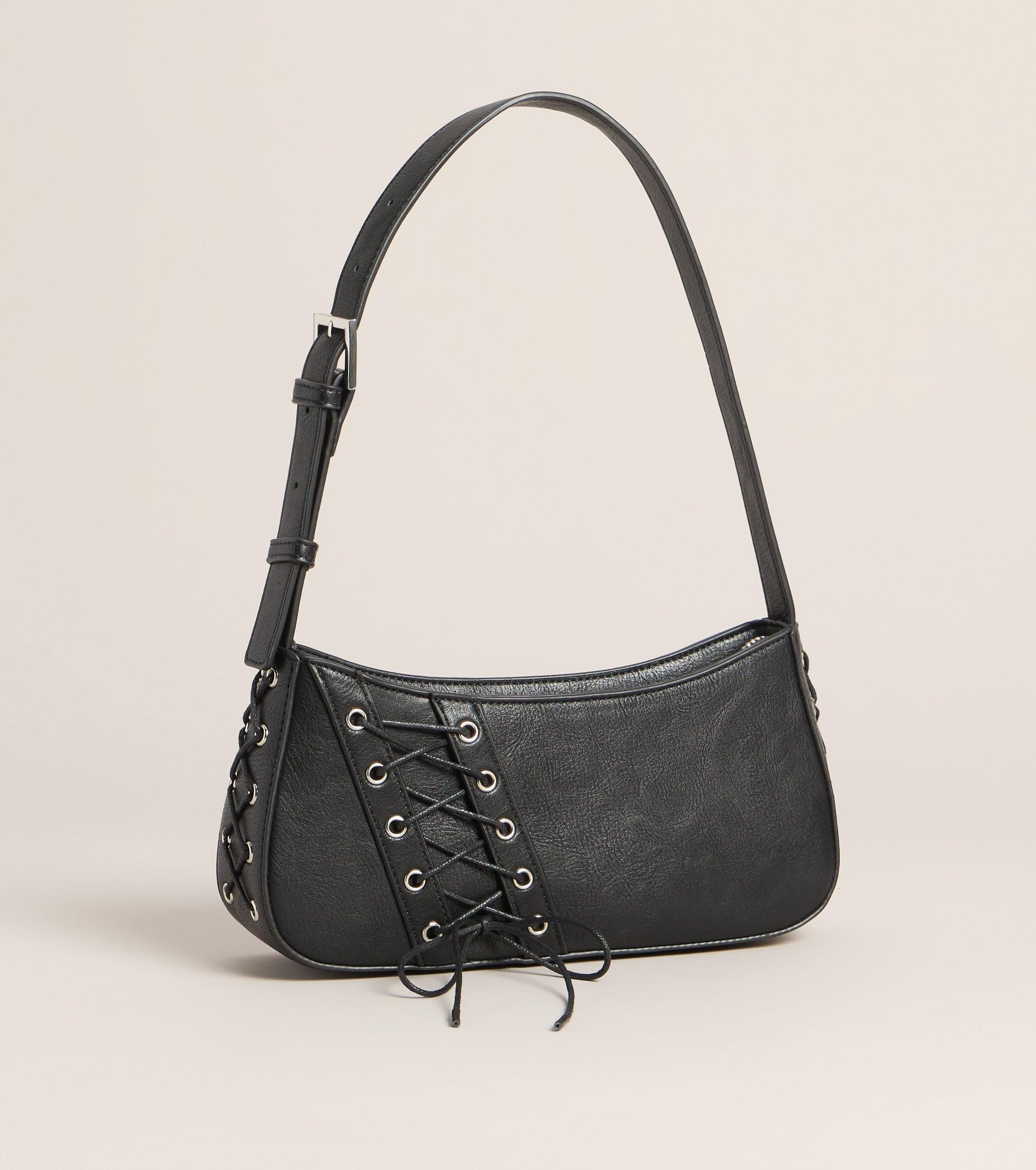 07203-000172_1_BLACK_OnRotationLaceUpShoulderBag